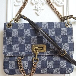 Steve Madden Blue Crossbody Bag with Chain Strap